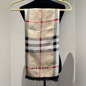 Authentic Burberry Silk Scarf
